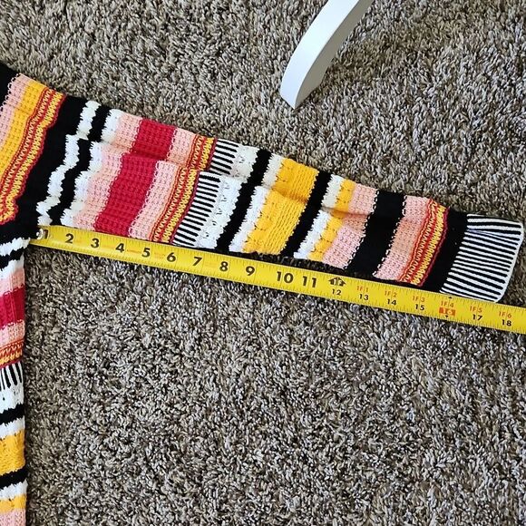 Peck & Peck Red Open Cardigan Sweater - Picture 8 of 8